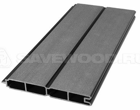 Заборный профиль из ДПК Savewood SW Agger матовый чёрный купить в Кропоткине
