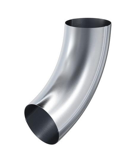 Водосток Aquasistem, Система 125x90 - Колено трубы оцинковка купить в Кропоткине