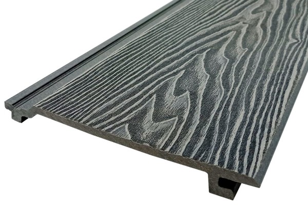 Сайдинг Darvolex 185x19x3000мм, 3D тиснение Серый купить в Кропоткине
