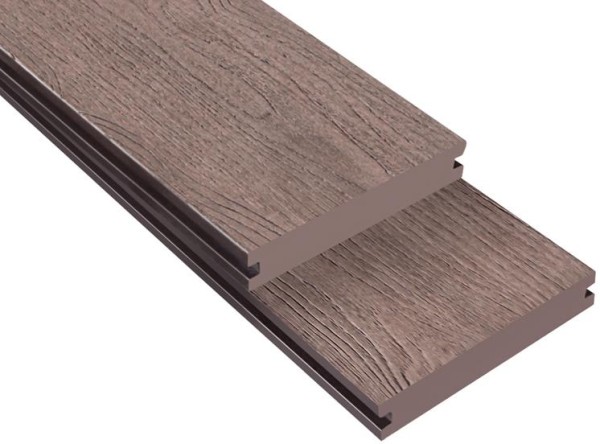 Террасная доска ДПК Outdoor 3D полнотелая NEVADA/CALIFORNIA BROWN коричневая микс купить в Кропоткине