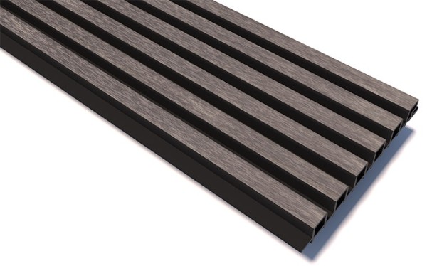 Реечные панели WOODVEX Lines Ultra Smoke gray купить в Кропоткине