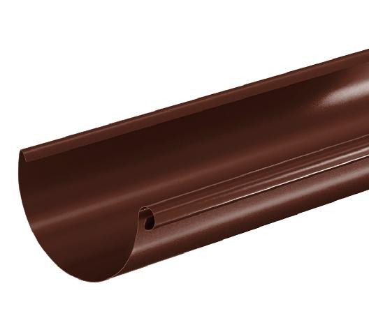 Водосток Aquasistem, система 125x90 - Водосточный желоб 3.00м RAL 8017 Коричневый купить в Кропоткине