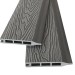 Заборная панель шип-паз EasyDecking Wood-Х 146х20 Серый купить в Кропоткине