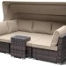Диван-Трансформер AFINA плетеный из иск. ротанга AFM-320B Brown купить в Кропоткине