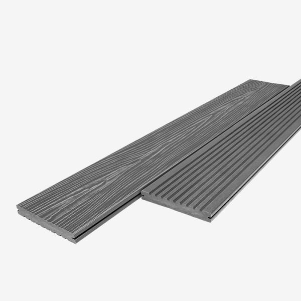 Террасная доска из ДПК RusDecking Unodeck Solid - Серый купить в Кропоткине