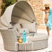 Диван-Трансформер AFINA плетеный из иск. ротанга AFM-325 Beige купить в Кропоткине