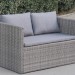 Диван-Трансформер AFINA плетеный из иск. ротанга S330G-W78 Grey купить в Кропоткине