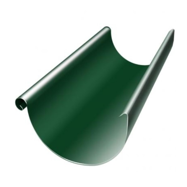 Водосток Grand Line 125x90 – Желоб 3м RAL 6005 купить в Кропоткине