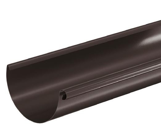 Водосток Aquasistem, система 125x90 - Водосточный желоб 3.00м RR 32 Тёмно Коричневый купить в Кропоткине