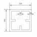 Столб SEQUOIA Evolution 3D WOOD BROWN купить в Кропоткине