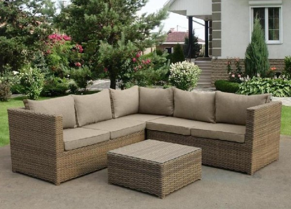 Комплект мебели AFINA плетеной из иск. ротанга YR825B Beige купить в Кропоткине