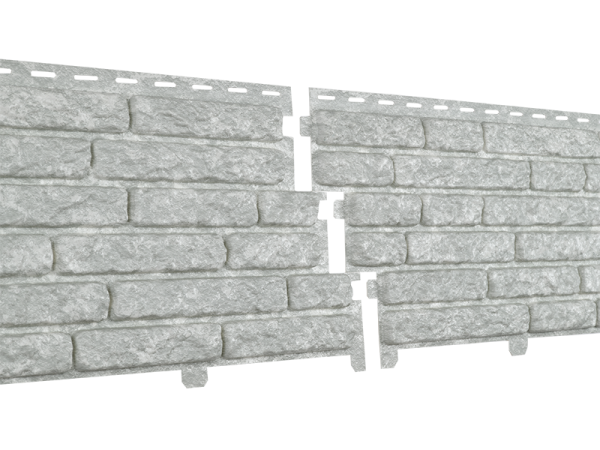 Фасадная панель Ю-пласт Стоун Хаус Кварцит Светло-серый купить в Кропоткине