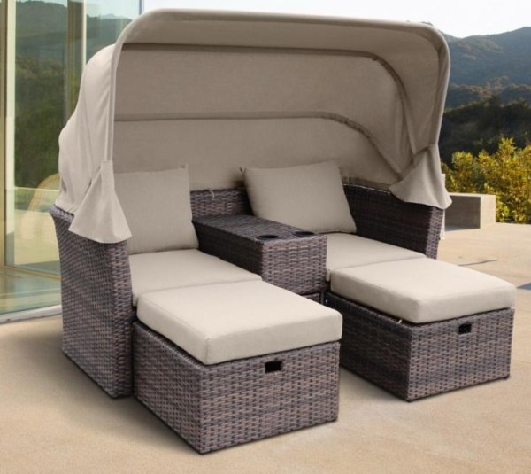 Комплект мебели AFINA плетеной из иск. ротанга AFM-330B Brown купить в Кропоткине