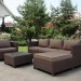 Комплект мебели AFINA плетеной из иск. ротанга YR821A Brown/Beige купить в Кропоткине