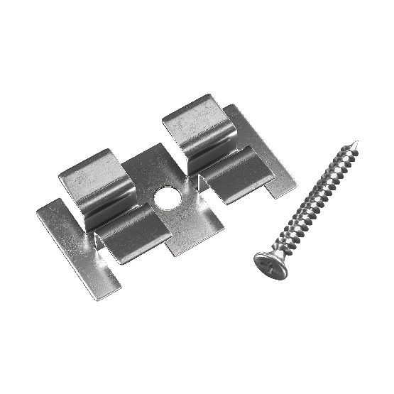 Клипса с саморезом, Grinder шовный монтаж 5 mm купить в Кропоткине