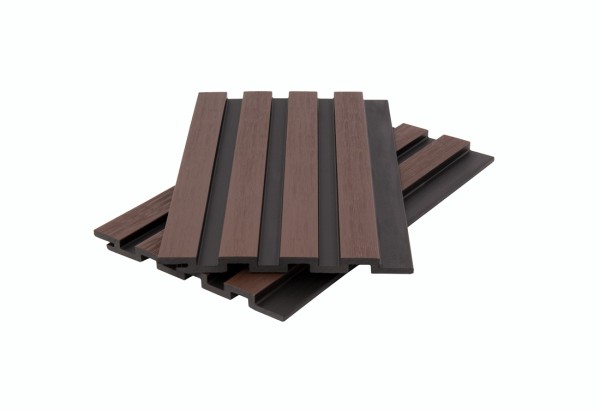 Стеновая панель брусковая двухцветная co-extrusion, chocolate mix купить в Кропоткине