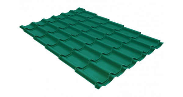 Металлочерепица классик 0,5 Satin RAL 5021 купить в Кропоткине