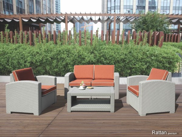 Уличные диваны и кресла коллекции Rattan Premium 4 купить в Кропоткине