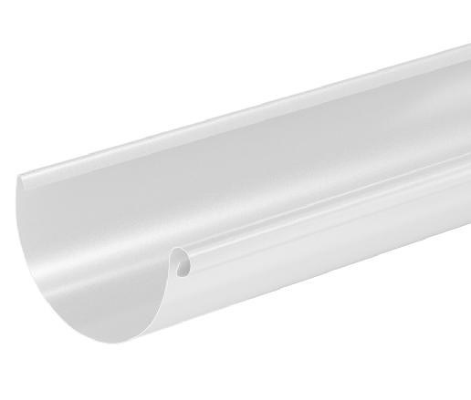 Водосток Aquasistem, система 125x90 - Водосточный желоб 3.00м RAL 9003 Белый купить в Кропоткине