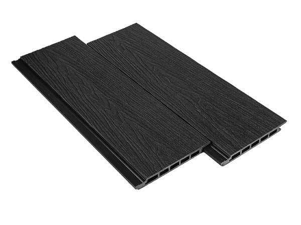 Фасадная панель из ДПК Deckart Vista 3D с текстурой дерева Графит купить в Кропоткине