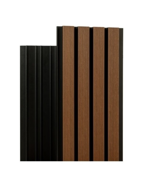 Фасадная реечная панель Ecodecking Скай коэкструзия 200х20х3000 Тик купить в Кропоткине