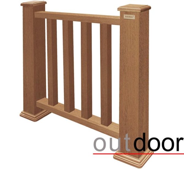 Ограждение из ДПК Outdoor Классик 3D STORM дуб купить в Кропоткине