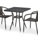 Комплект плетеной мебели AFINA из иск. ротанга T282BNT/Y137C-W53 Brown 2Pcs купить в Кропоткине