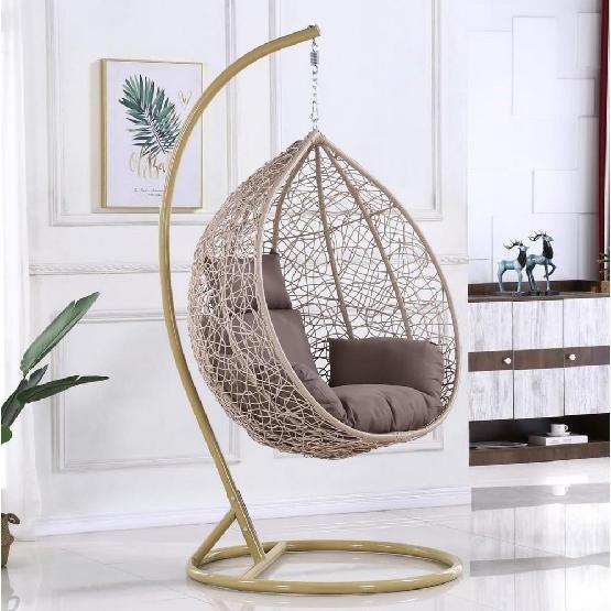 Кресло Подвесное из искусственного ротанга AFM-169A-LB Beige купить в Кропоткине