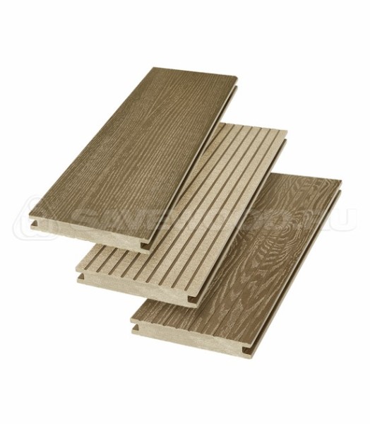 Террасная доска SW Fraxinus (R) полнотелая «SaveWood» Тик купить в Кропоткине
