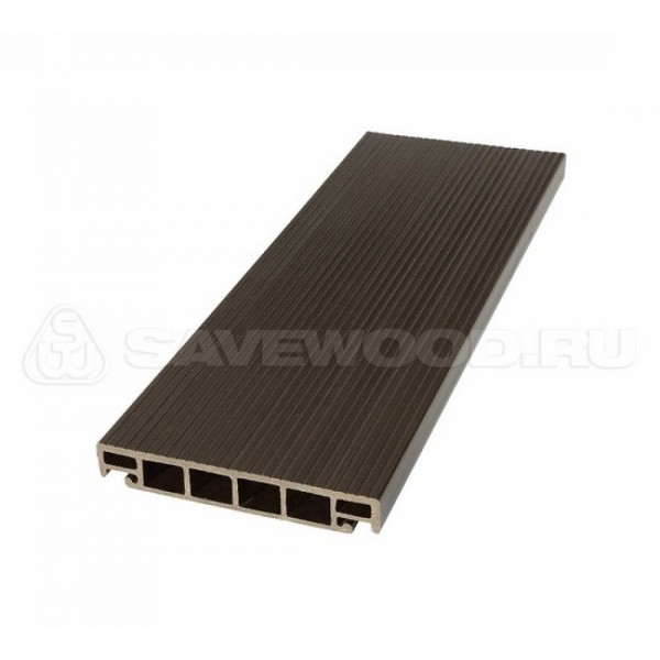 Террасная доска из ДПК SW-Salix «SaveWood» темно-коричневый купить в Кропоткине