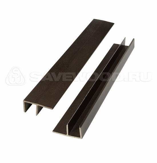 F-профиль ДПК Savewood – Тёмно-коричневый купить в Кропоткине