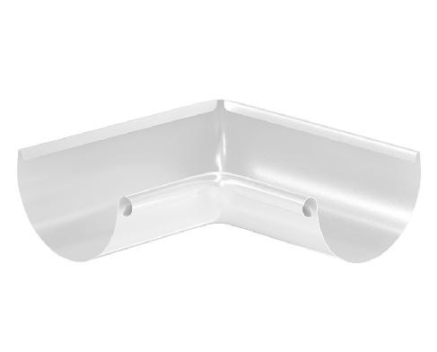 Водосток Aquasistem, система 150/100 - Угол желоба, внутренний 90° RAL 9003 Белый купить в Кропоткине