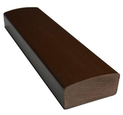Лавочный брус Ecodecking Некст полнотелый глянцевый 70х35 шоколад (под заказ) купить в Кропоткине