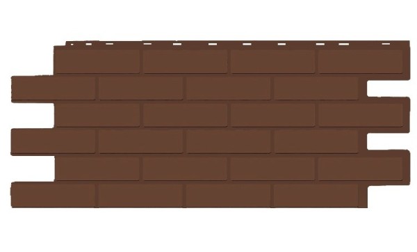 Фасадная панель T-Siding Кирпич Модерн Эко Браун купить в Кропоткине