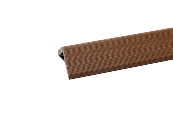 Уголок торцевой Ecodecking Скай коэкструзия 45х45х3000 Тик купить в Кропоткине